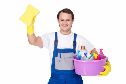 Steam carpet cleaning treatment for high-traffic flooring