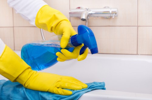 Enzyme treatment used for pet odour removal on carpet